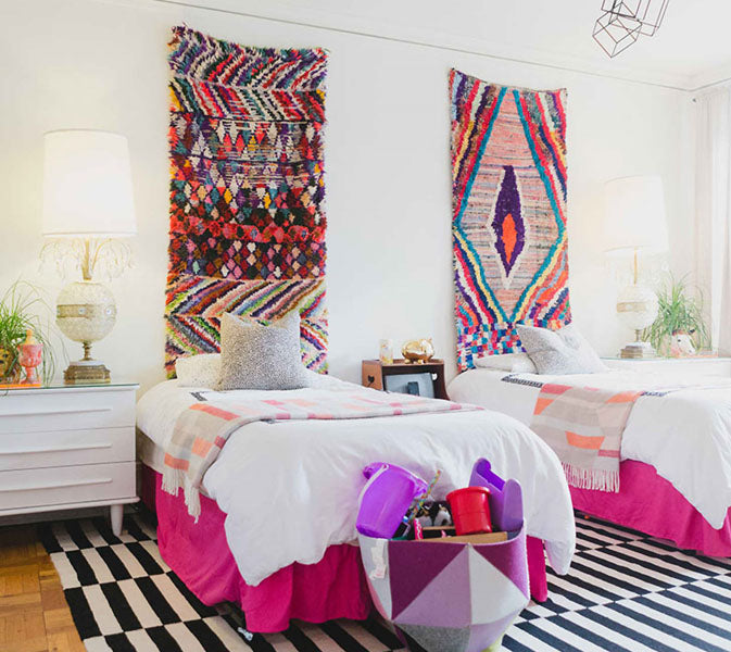 Tapis muraux aux couleurs originales