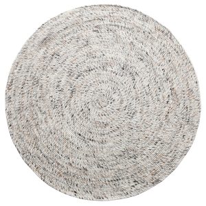 Tapis Rond Jute Multicolore