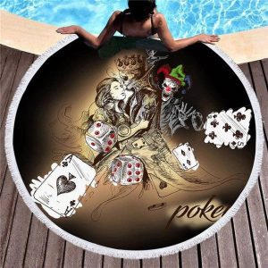 Tapis De Cartes Rond