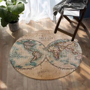 Tapis Rond Hémisphères
