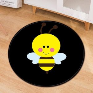 Tapis Rond Abeille