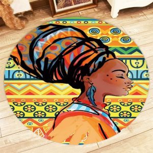 Tapis Rond Africain