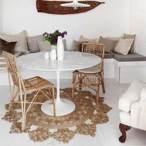 Tapis Rond Ajouré