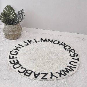 Tapis Rond Alphabet