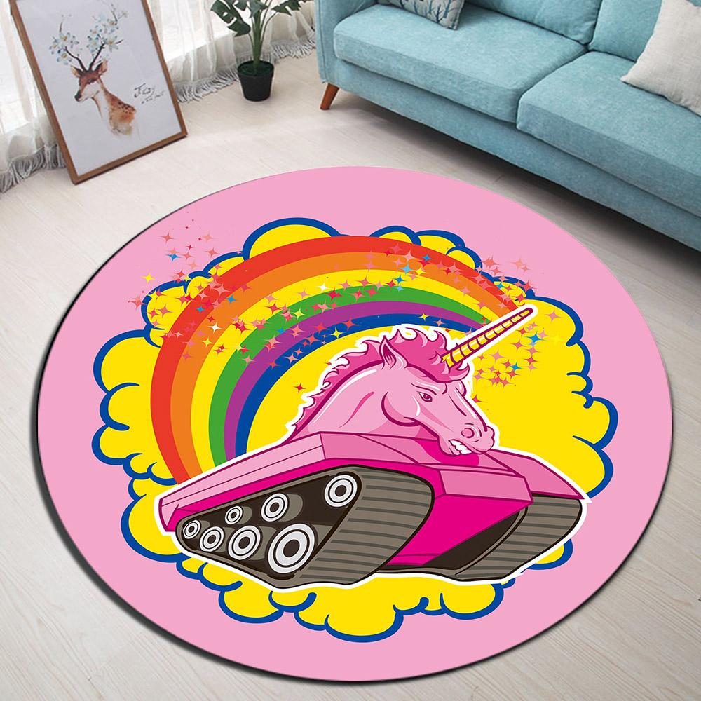 Tapis Rond Amusant