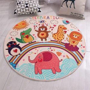 Tapis Rond Animaux
