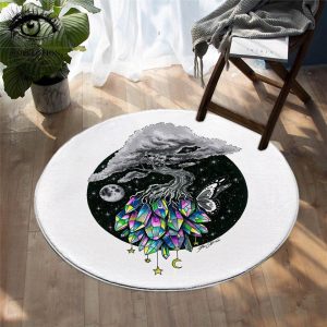 Tapis Rond Arbre De Vie
