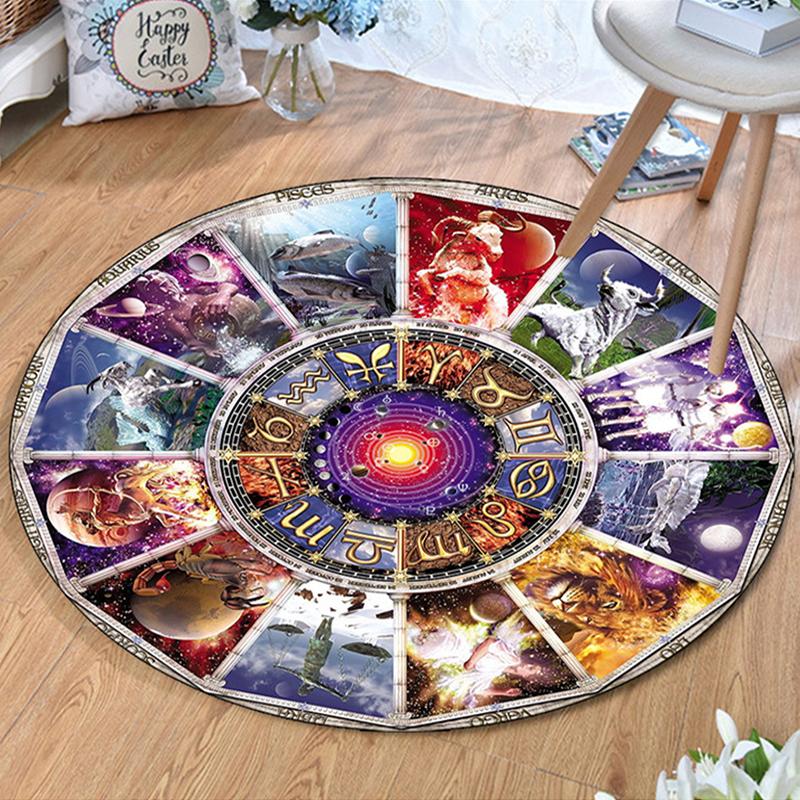 Tapis Rond Astrologie