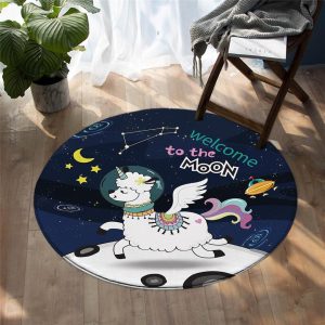 Tapis Rond Astronaute