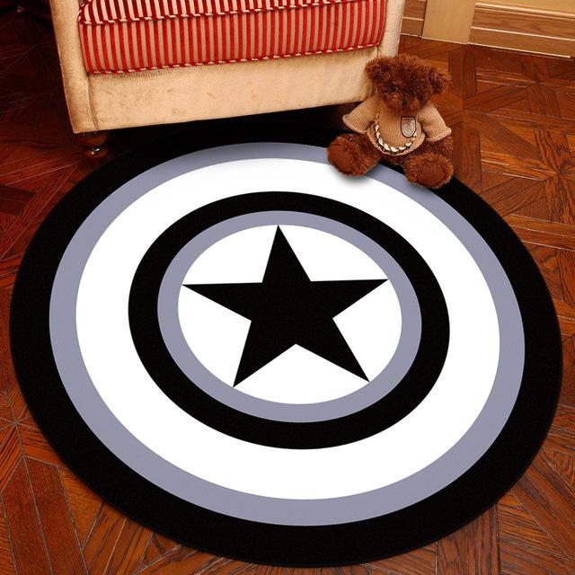 Tapis Rond Étoile