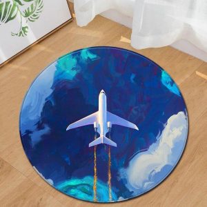 Tapis Rond Avion
