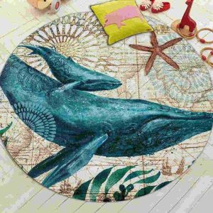 Tapis Rond Baleine