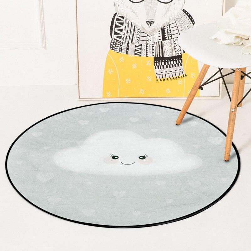 Tapis Rond Bébé Nuage
