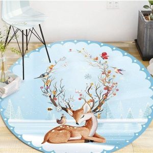 Tapis Rond Biche