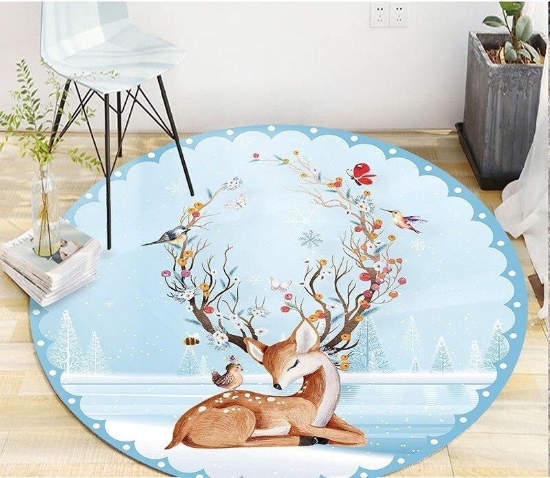 Tapis Rond Biche