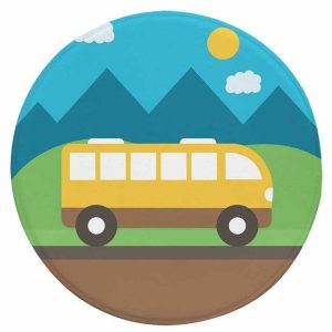 Tapis Rond Bus