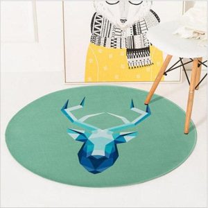 Tapis Rond Cerf