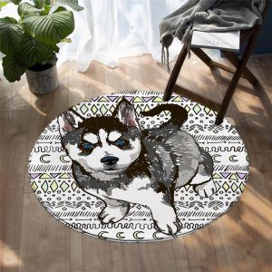 Tapis Rond Chien