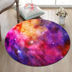 Tapis Rond Ciel Étoilé