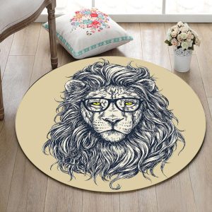 Tapis Rond Couleur Crème