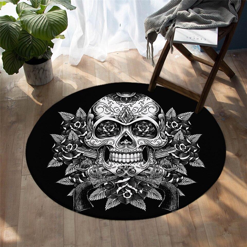Tapis Rond Crane de Mort