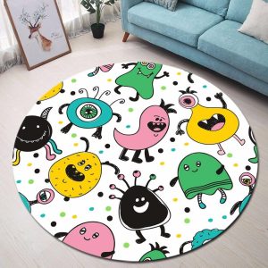 Tapis Rond Dessin Animé
