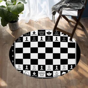 Tapis Rond Échec