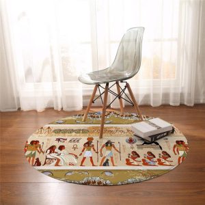 Tapis Rond Egypte Antique