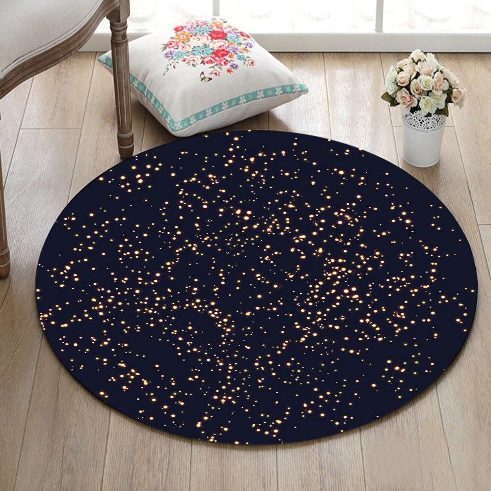 Tapis Rond Étoilé