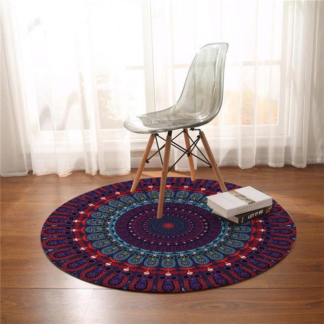 Tapis Rond Figue