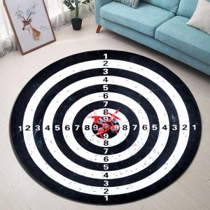 Tapis Rond Fléchette