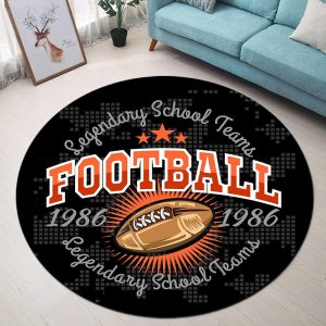 Tapis Rond Football Américain