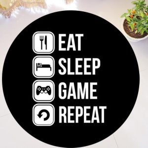 Tapis Rond Geek