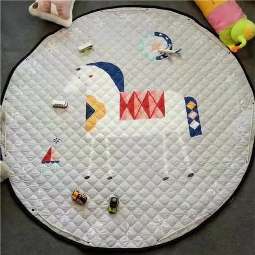 Tapis Rond Cheval Blanc