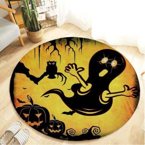 Tapis Rond Halloween