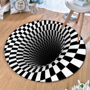 Tapis Rond Illusion