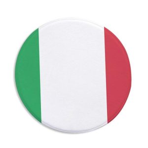 Tapis Rond Drapeau Italien
