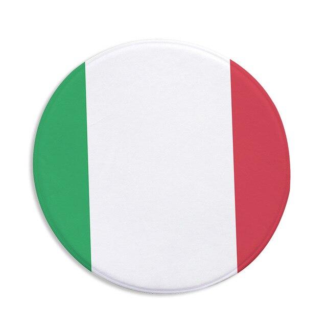 Tapis Rond Drapeau Italien