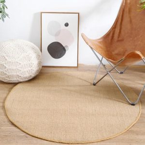 Tapis Rond Jute Harmonieux