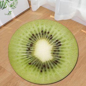 Tapis Rond Kiwi