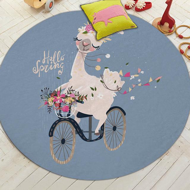 Tapis Rond Lama