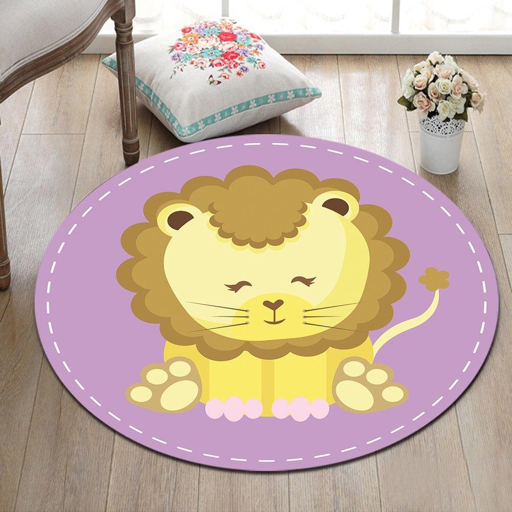 Tapis Rond Lion Mimi
