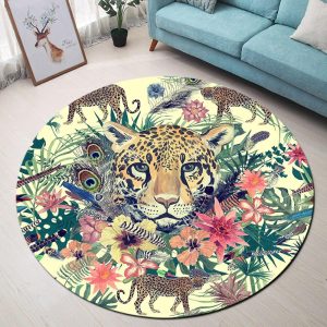 Tapis Rond Lionceau