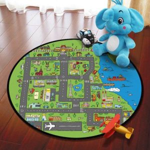 Tapis Rond Ludique