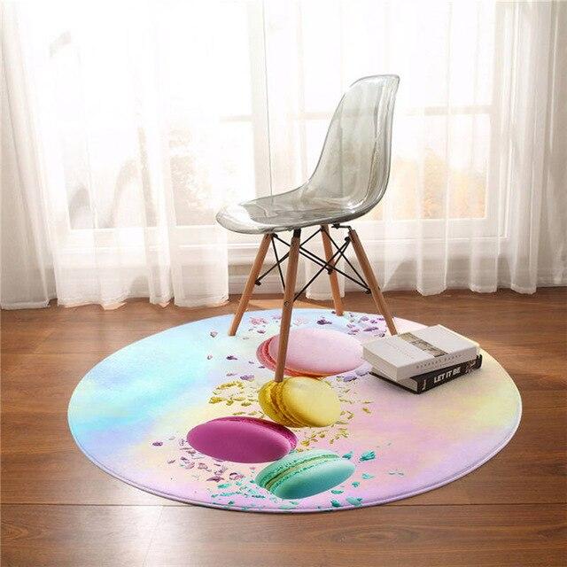Tapis Rond Macaron