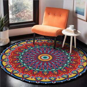 Tapis Rond Mandala Généreux