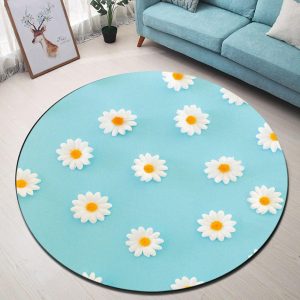 Tapis Rond Marguerite