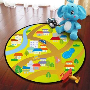 Tapis Rond Maternelle