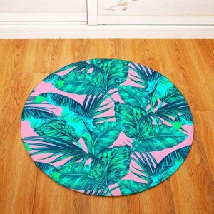 Tapis Rond Mauve