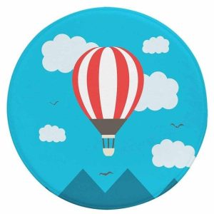 Tapis Rond Montgolfière